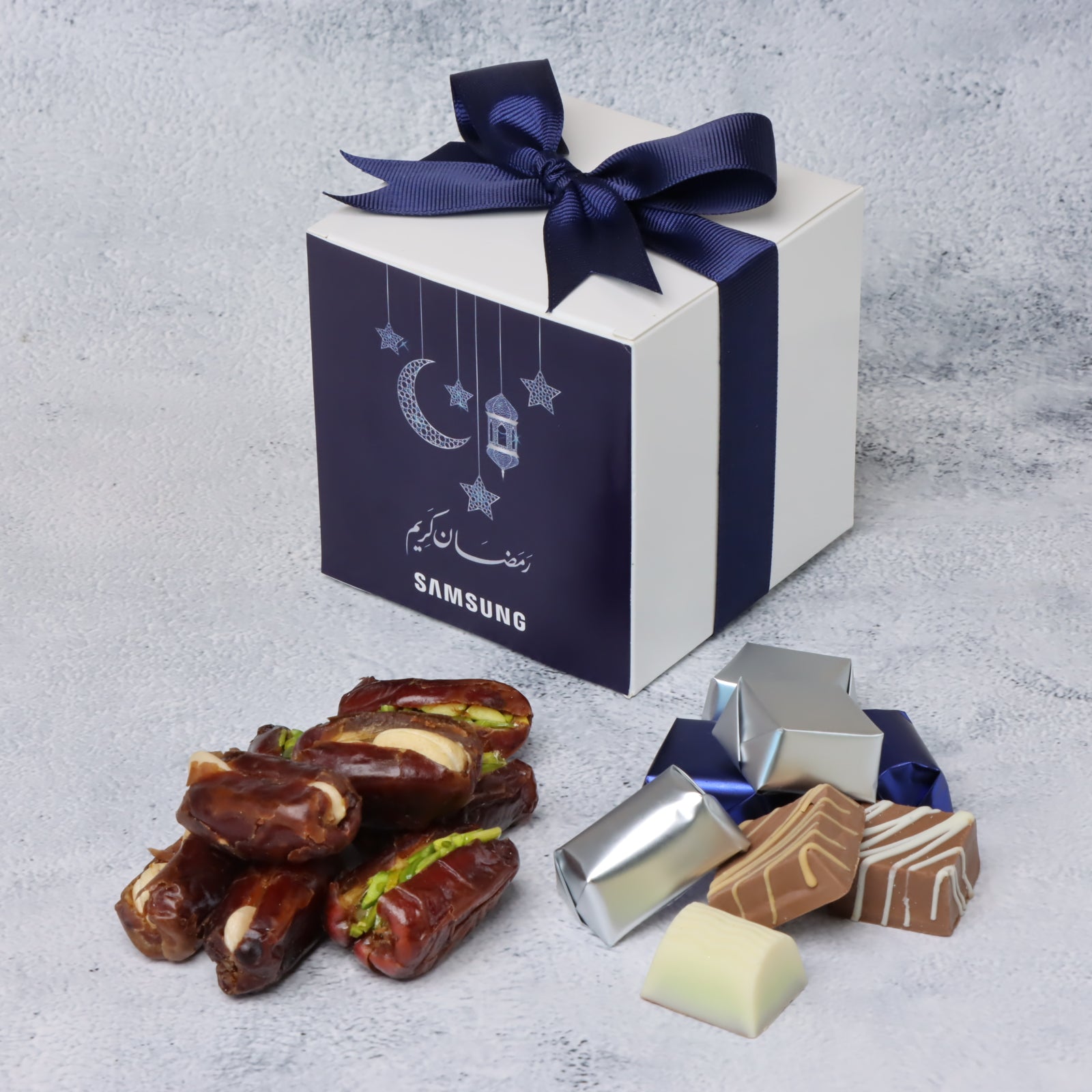Set of 20 Corporate customized Ramadan kareem designed cube box giveaway