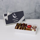 Set of 6 Corporate customized ramadan kareem designed chocolate 8P hard box