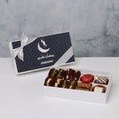 Set of 6 Corporate customized ramadan kareem designed chocolate 8P hard box