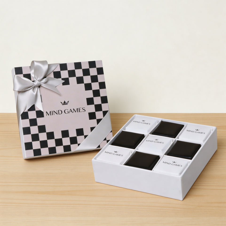 Set of 5 Corporate branded premium chocolate 9P hard box