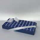 Corporate branded chocolate medium leather tray