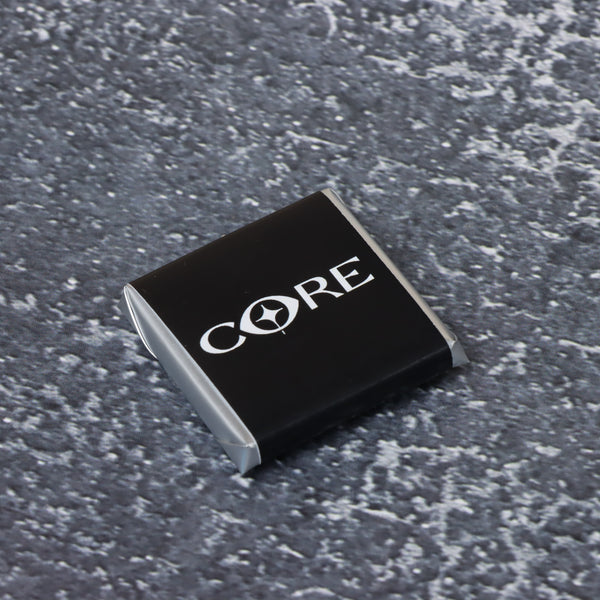 Corporate branded thin loose chocolate