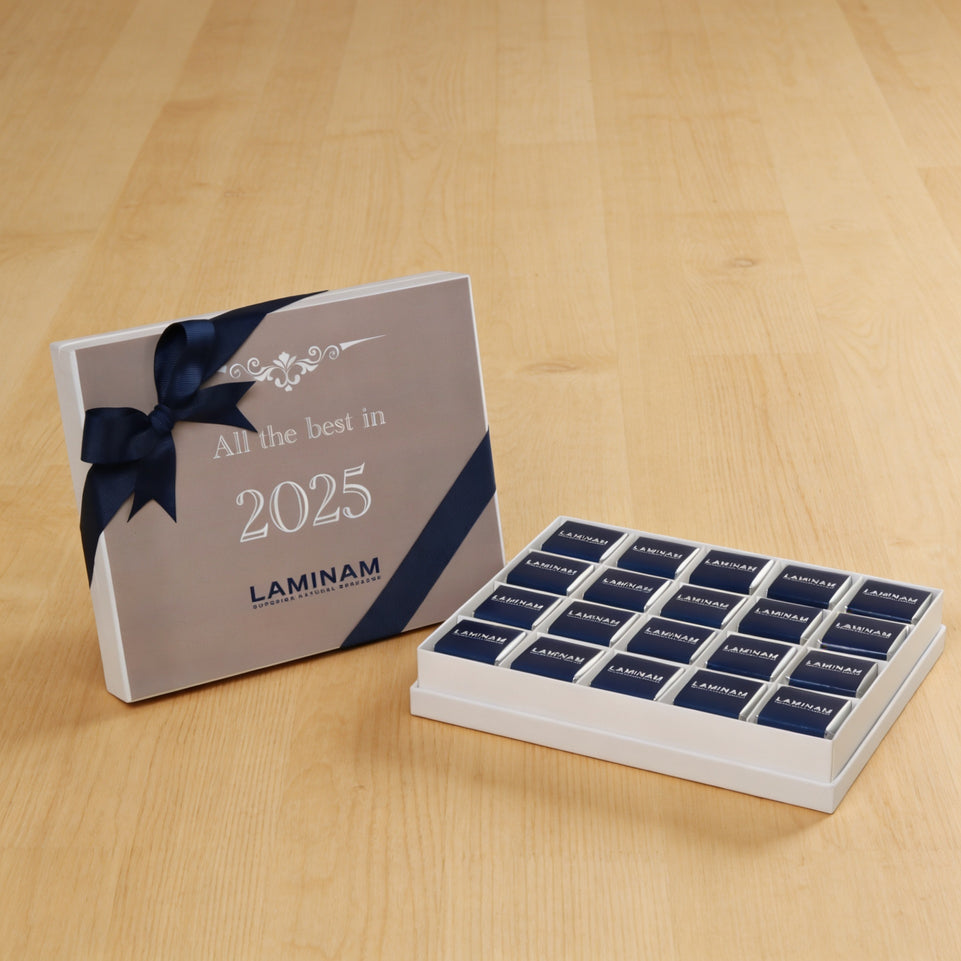 Set of 3 Corporate customized branded chocolate 20P hard box