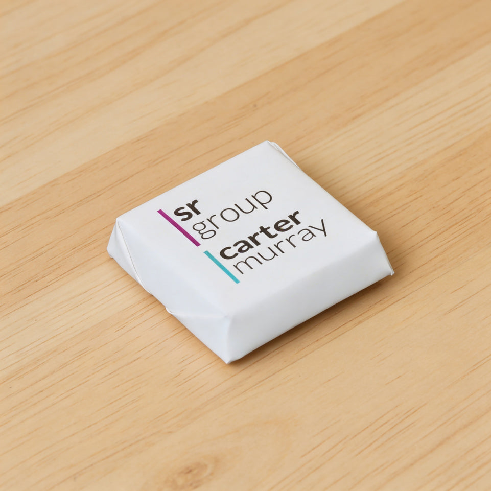 Corporate branded designed premium loose chocolate