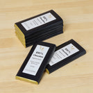 Set of 10 corporate branded knafeh pistachio loose milk chocolate bar