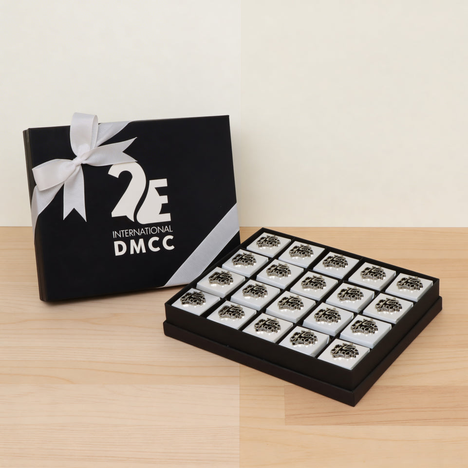 Set of 3 Corporate customized decorated chocolate 20P hard box