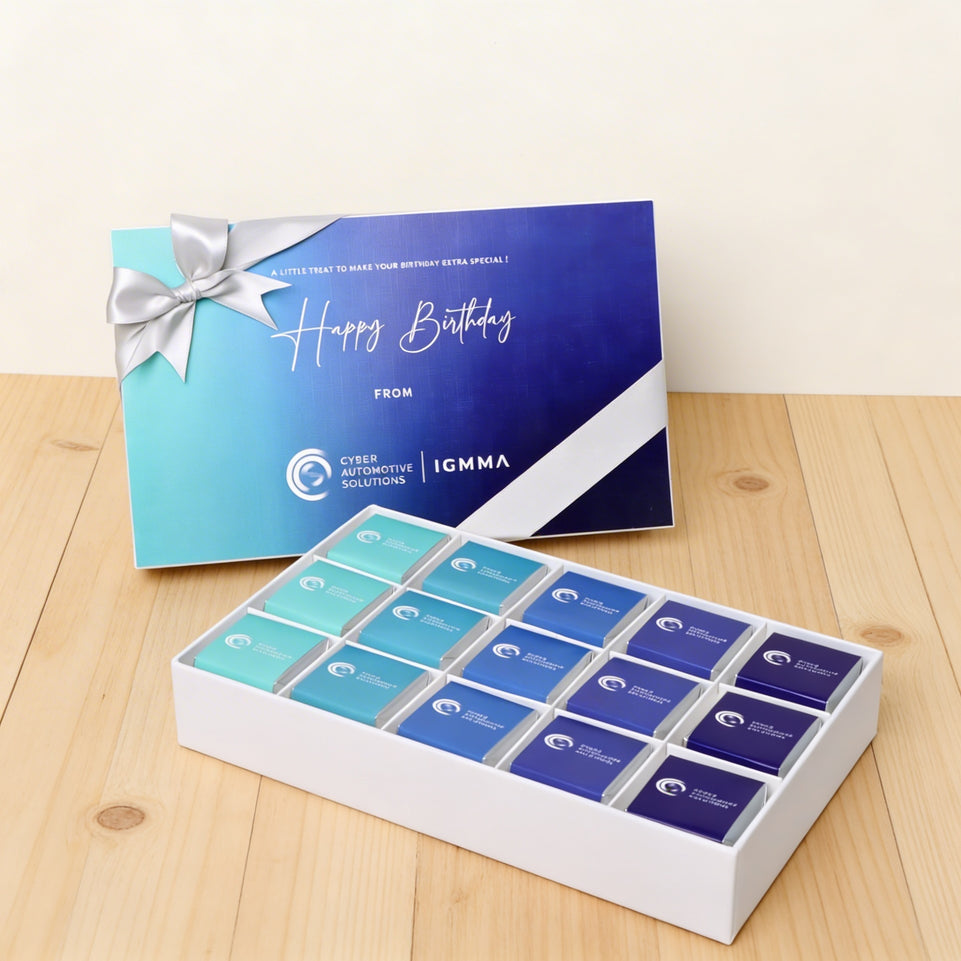 Set of 4 Corporate customized premium chocolate 15P hard box