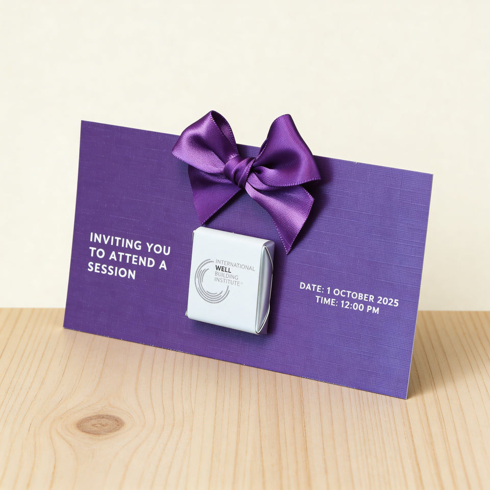 Set of 50 Corporate customized premium chocolate card
