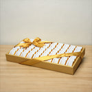 Corporate customized premium chocolate medium leather tray