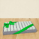 Corporate customized premium chocolate medium leather tray
