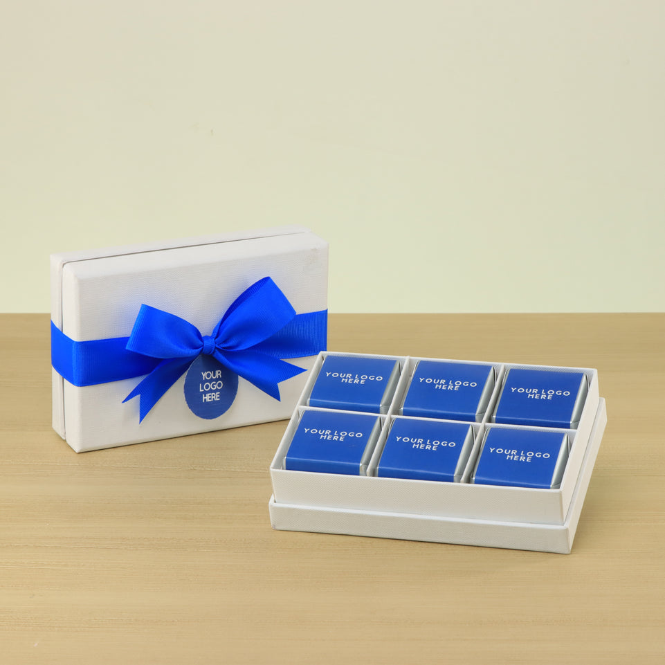 Set of 8 Corporate customized premium chocolate 6P hard box