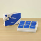 Set of 8.Corporate customized premium chocolate 6P hard box