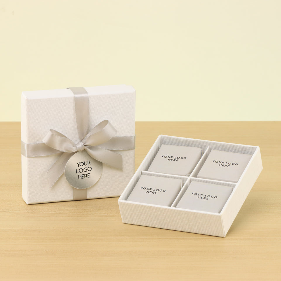Set of 15 corporate customized premium chocolate 4P hard box