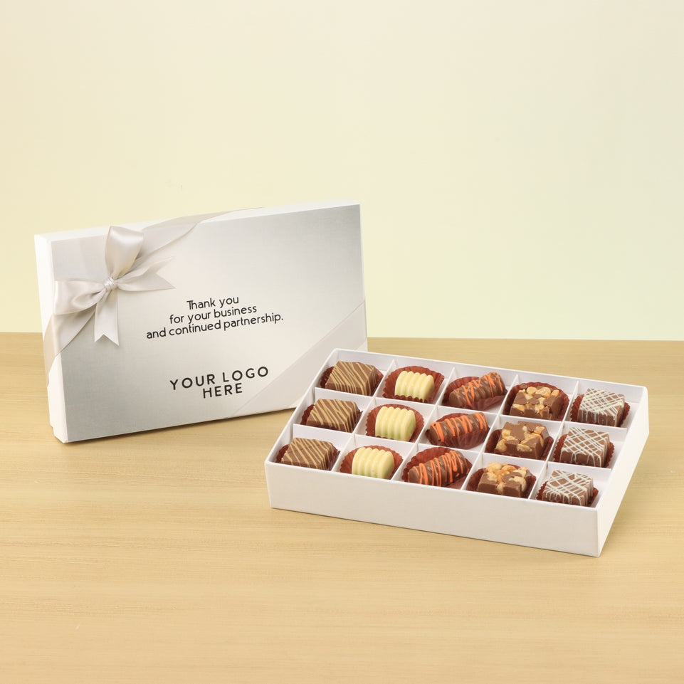 Set of 4 corporate customized premium chocolate 15P hard box