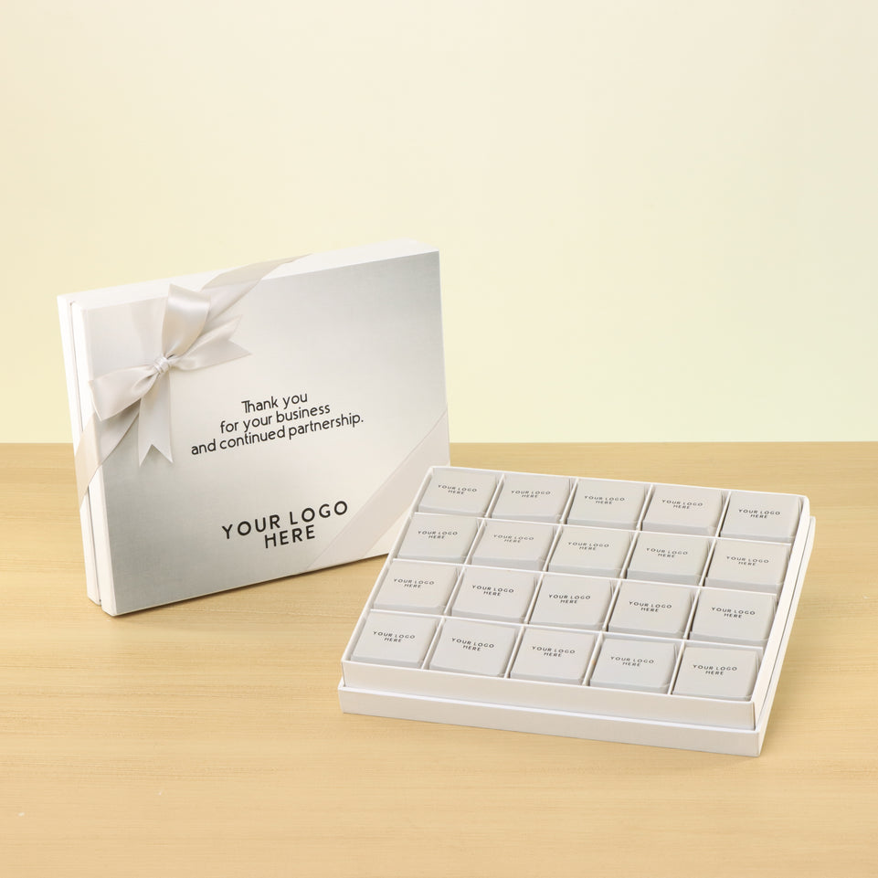 Set of 3 corporate customized premium chocolate 20P hard box