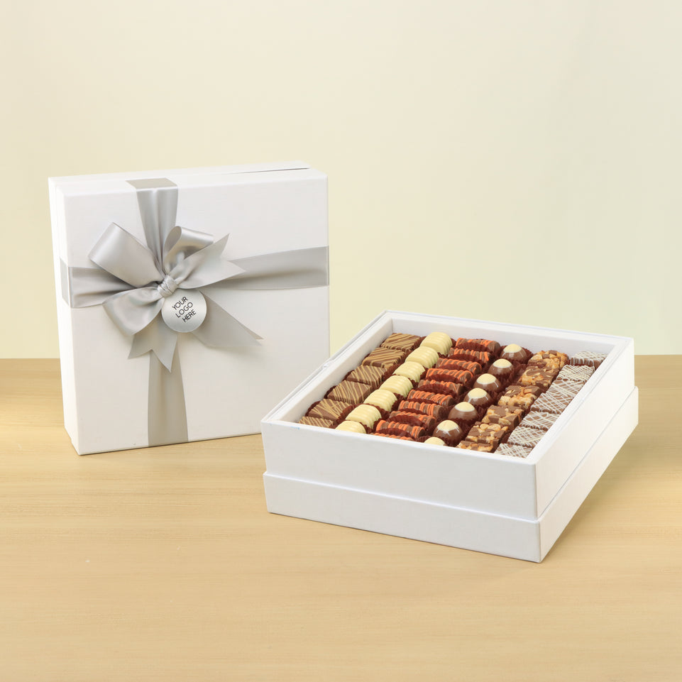 Set of 2 corporate customized premium chocolate hard box