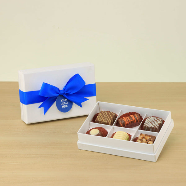 Set of 8 corporate customized premium chocolate 6P hard box
