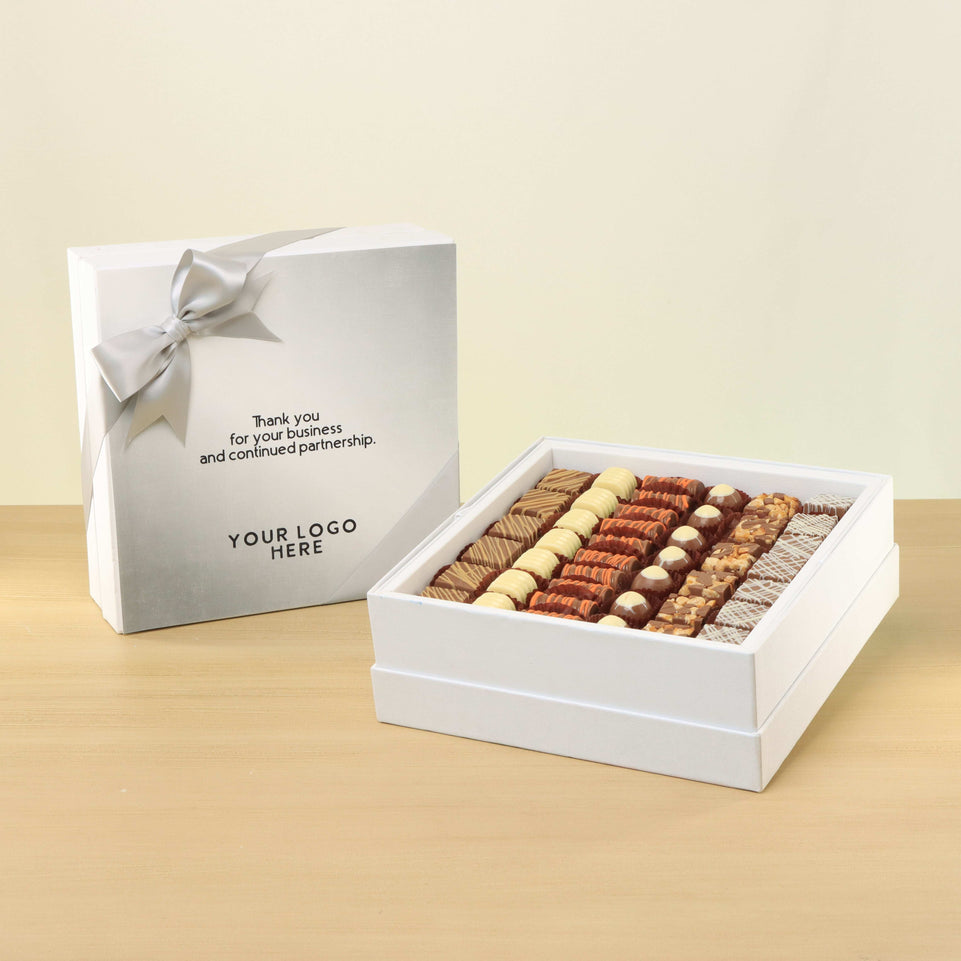 Set of 2 Corporate customized premium chocolate hard box