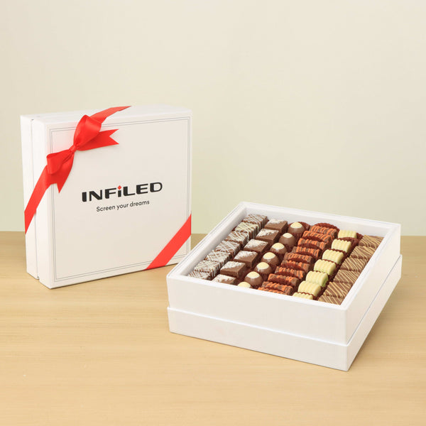 Set of 2 Corporate customized premium chocolate hard box