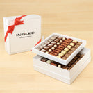 Corporate customized premium chocolate 2-layer hard box