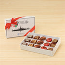 Set of 4 Corporate customized national day designed premium chocolate 15P hard box