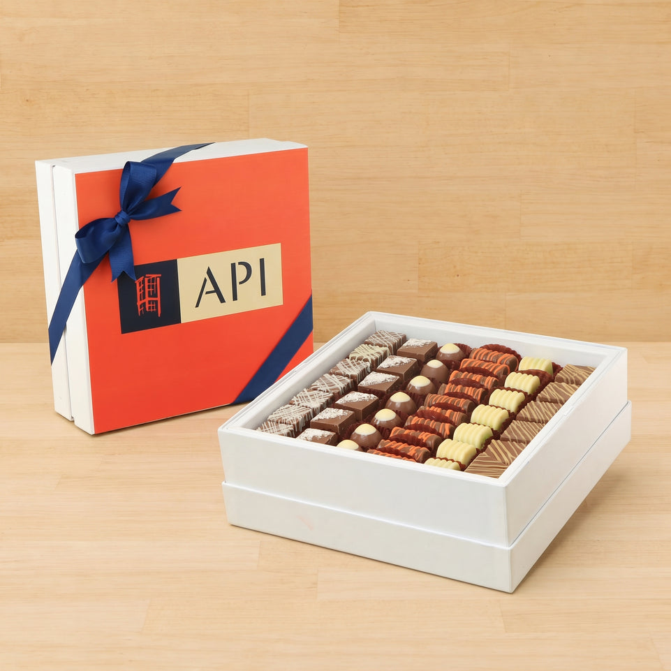 Set of 2 corporate customized premium chocolate hard box
