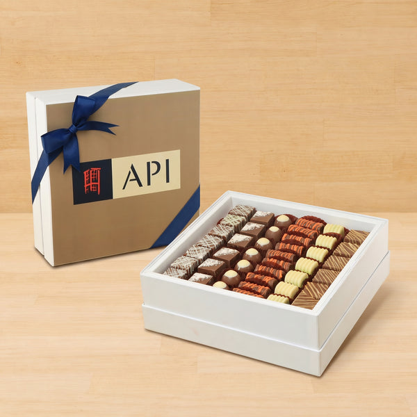 Set of 2 corporate customized premium chocolate hard box