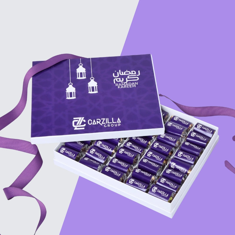 Set of 3 corporate customized premium nut stuffed dates 20P hard box