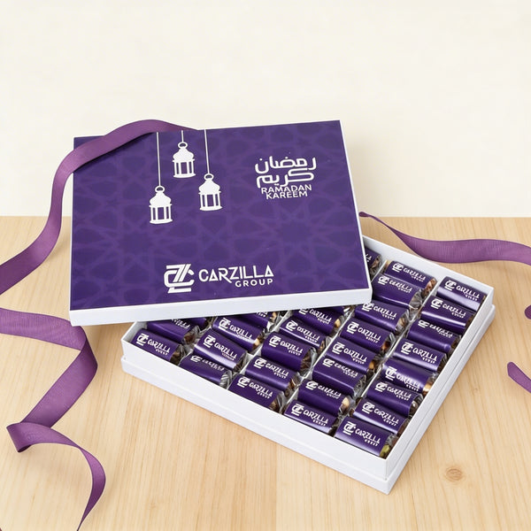 Set of 3 corporate customized premium nut stuffed dates 20P hard box