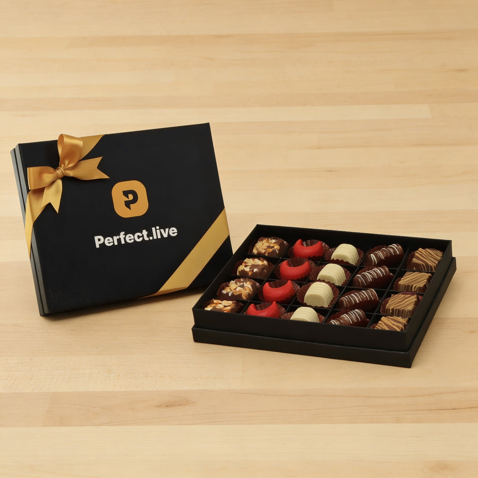 Set of 3 corporate customized premium chocolate 20P hard box