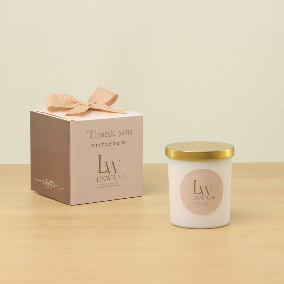 Set of 20 Corporate customized glass candle box giveaway