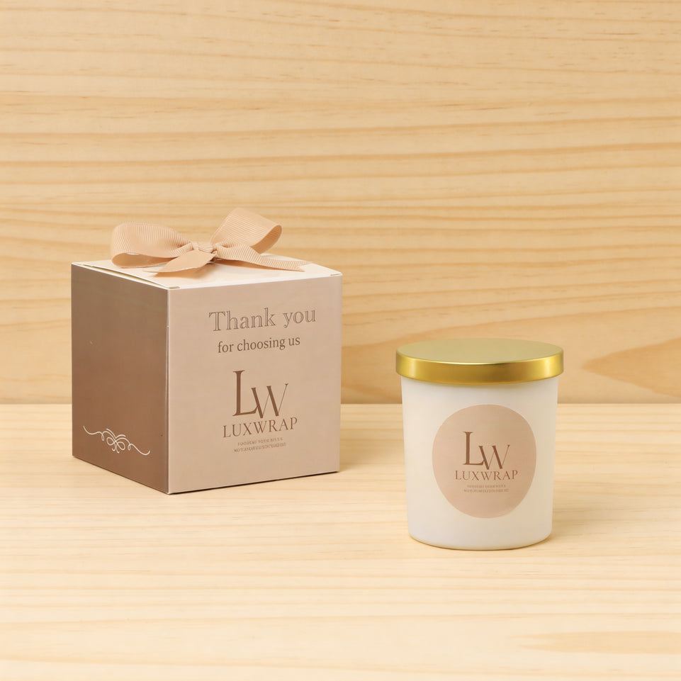 Set of 20 Corporate customized glass candle box giveaway