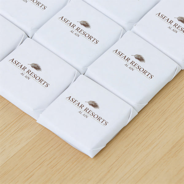 Corporate branded thin loose premium chocolate