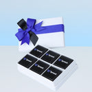 Set of 8 Corporate branded chocolate 6piece hard box