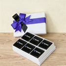 Set of 8 Corporate branded chocolate 6piece hard box