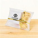 Set of 20 Corporate branded chocolate & almond dragees clear box