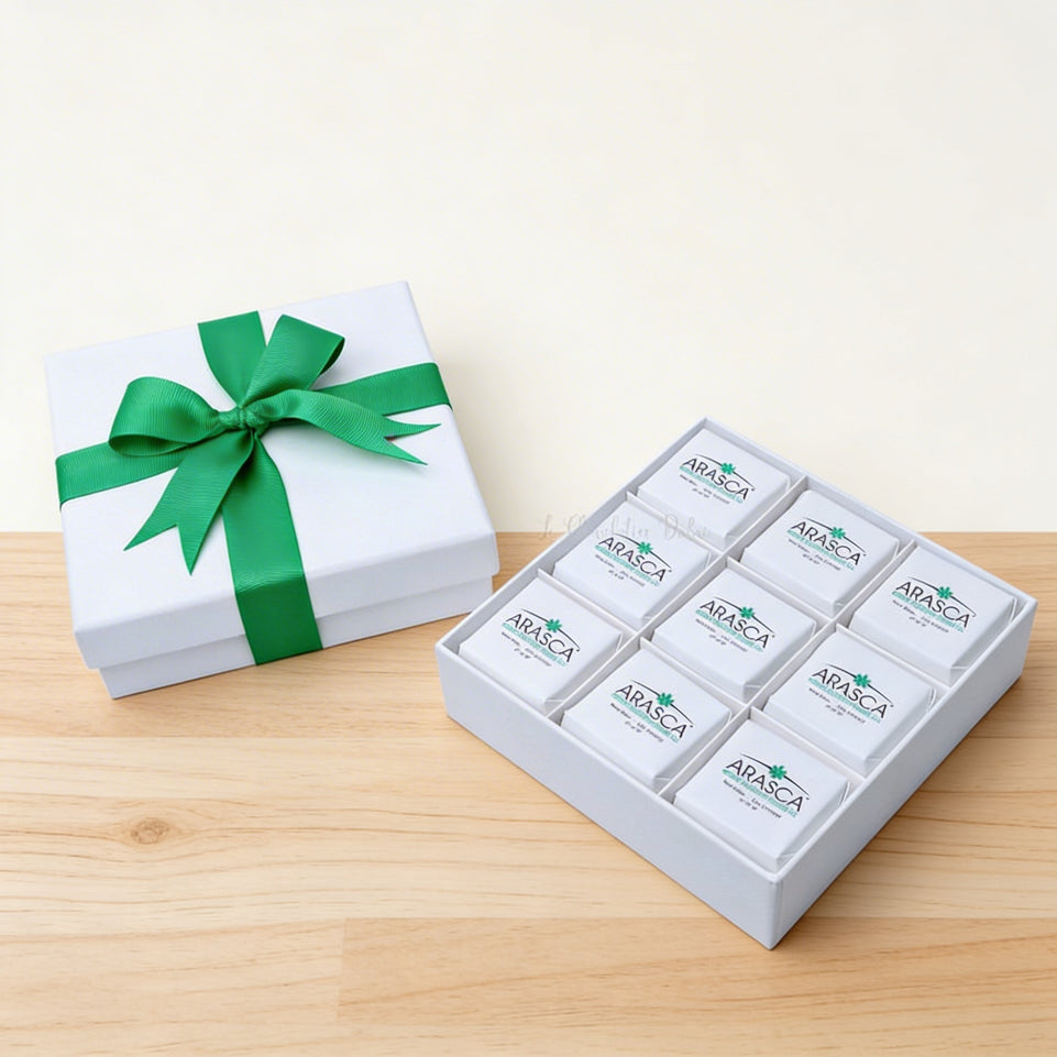Set of 5 Corporate customized premium chocolate 9P hard box