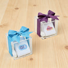 Set of 20 corporate customized premium chocolate & almond dragees acrylic box