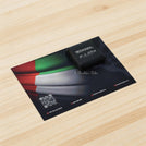 Set of 50 national day designed corporate branded chocolate card