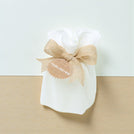 Set of 20 Rustic corporate customized candle linen bag