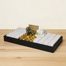 Corporate customized premium chocolate medium leather tray