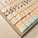 Custom Baby Girl Sunshine-themed Chocolate Display with Personalized Name & Decorations (Table Excluded)