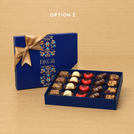 Happy Diwali floral designed premium chocolate 20P hard box