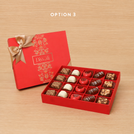 Happy Diwali floral designed premium chocolate 20P hard box