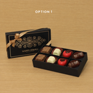 Set of 6 Happy Diwali festival of lights designed premium chocolate 8P hard box