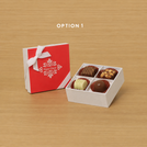 Set of 15 Happy Diwali ornament designed premium chocolate 4P white hard box