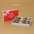 Happy Diwali ornament designed premium chocolate 15P white hard box