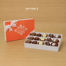 Happy Diwali ornament designed premium chocolate 15P white hard box