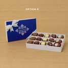 Happy Diwali ornament designed premium chocolate 15P white hard box