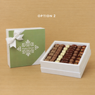 Happy Diwali ornament designed premium chocolate white hard box